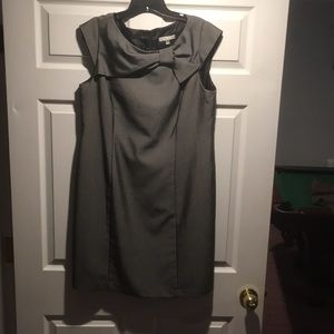 Sandra Darren Pencil style grey dress